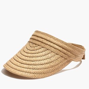 NWOT Ardene Paper Straw Sun Visor